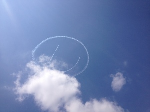 Smiley face in the sky!